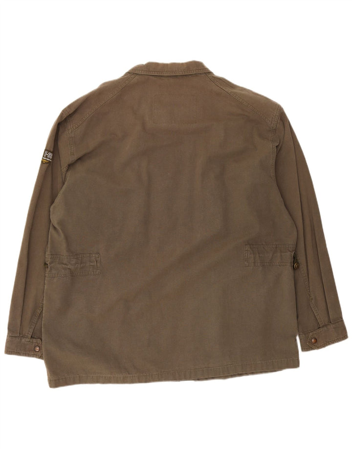 Vintage Herren Utility Jacke IT 52 XL Grau