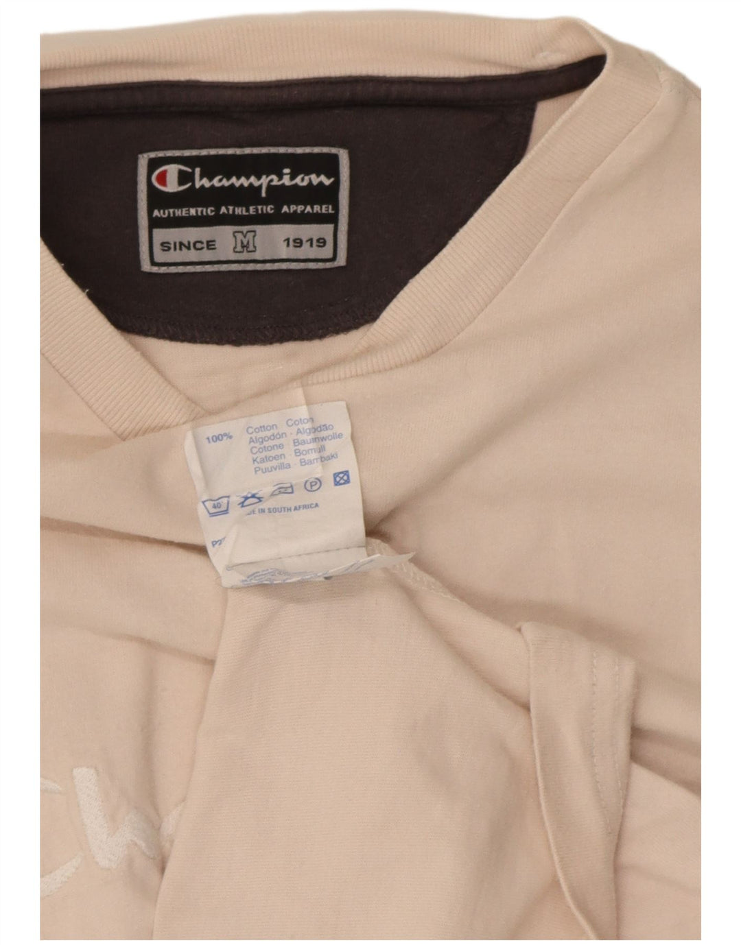 Columbia Herren Kurzarm-T-Shirt mit normaler Passform, mittelgroß, gebrochenes Weiß