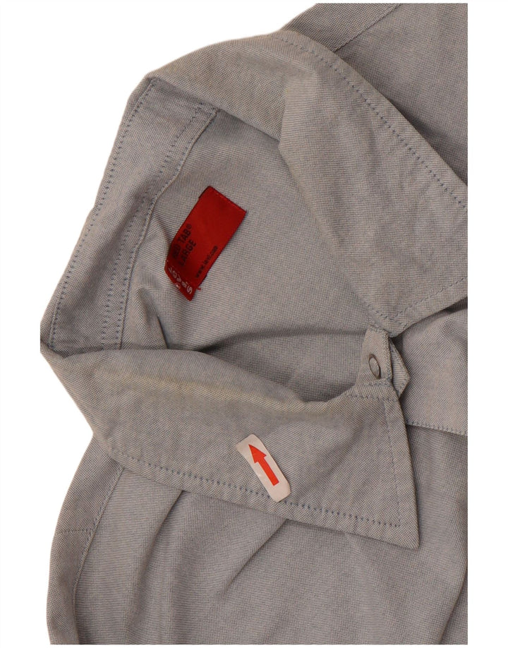 Levi's Herren-Kurzarmhemd, groß, aus blauer Baumwolle