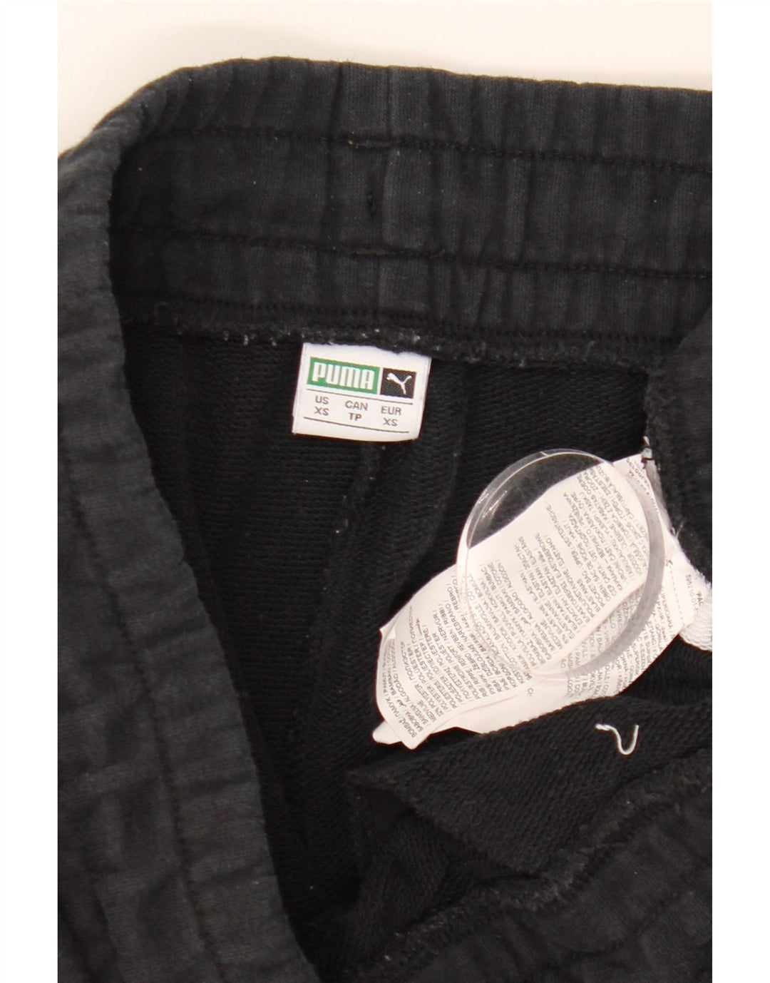 PUMA Damen Trainingshose Jogger UK 6 XS Schwarz Colourblock Baumwolle