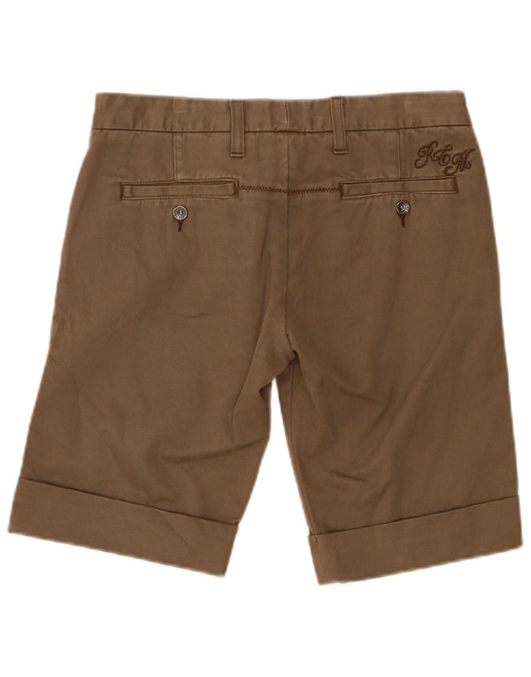 Replay Damen Chinoshorts Small W26 Khaki Baumwolle
