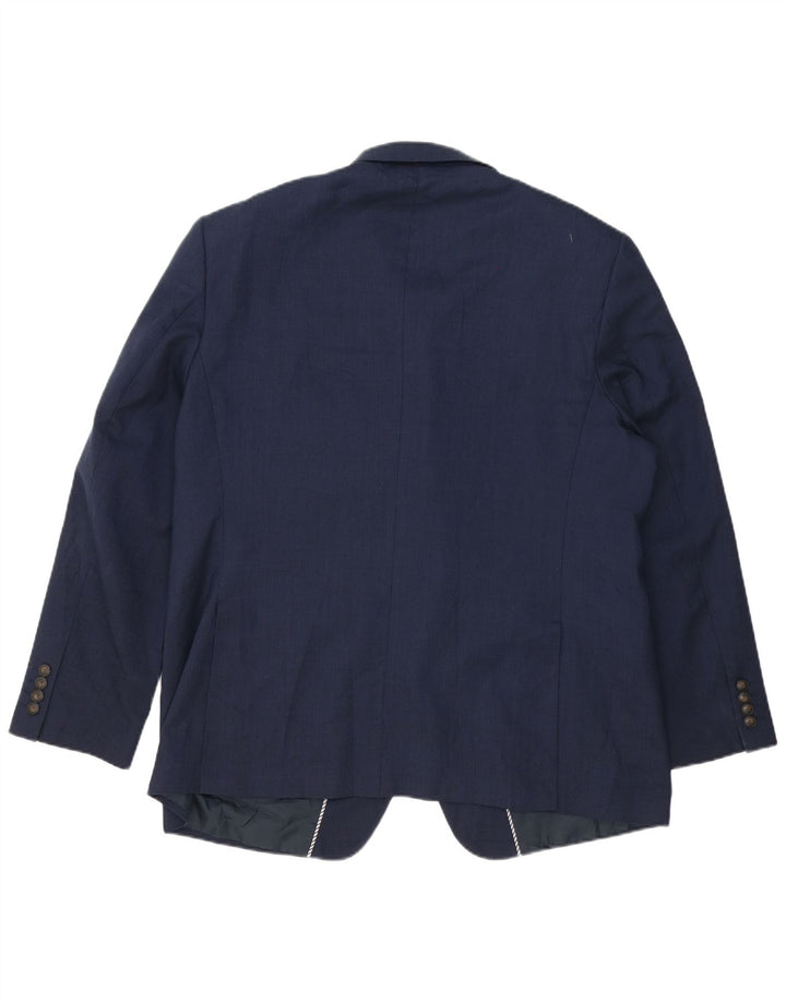Marks & Spencer Herren-Blazer mit 2 Knöpfen, UK 46, XL, Marineblau, Polyester