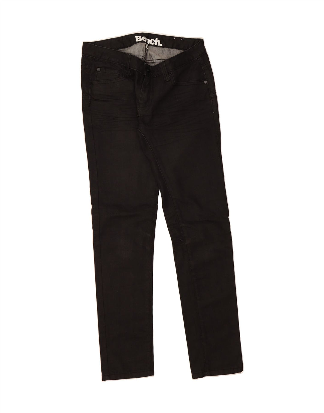 BENCH Womens Slim Jeans W30 L31  Black Cotton Vintage Bench and Second-Hand Bench from Messina Hembry 