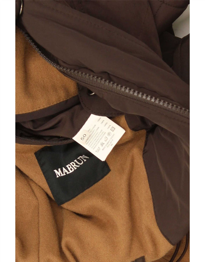 Mabrun Herren Steppjacke IT 50 Large Braun Polyester