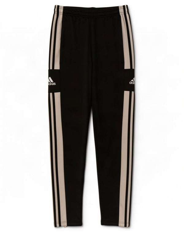 Adidas Damen Aeroready Trainingshose UK 10 Small Schwarz Colourblock