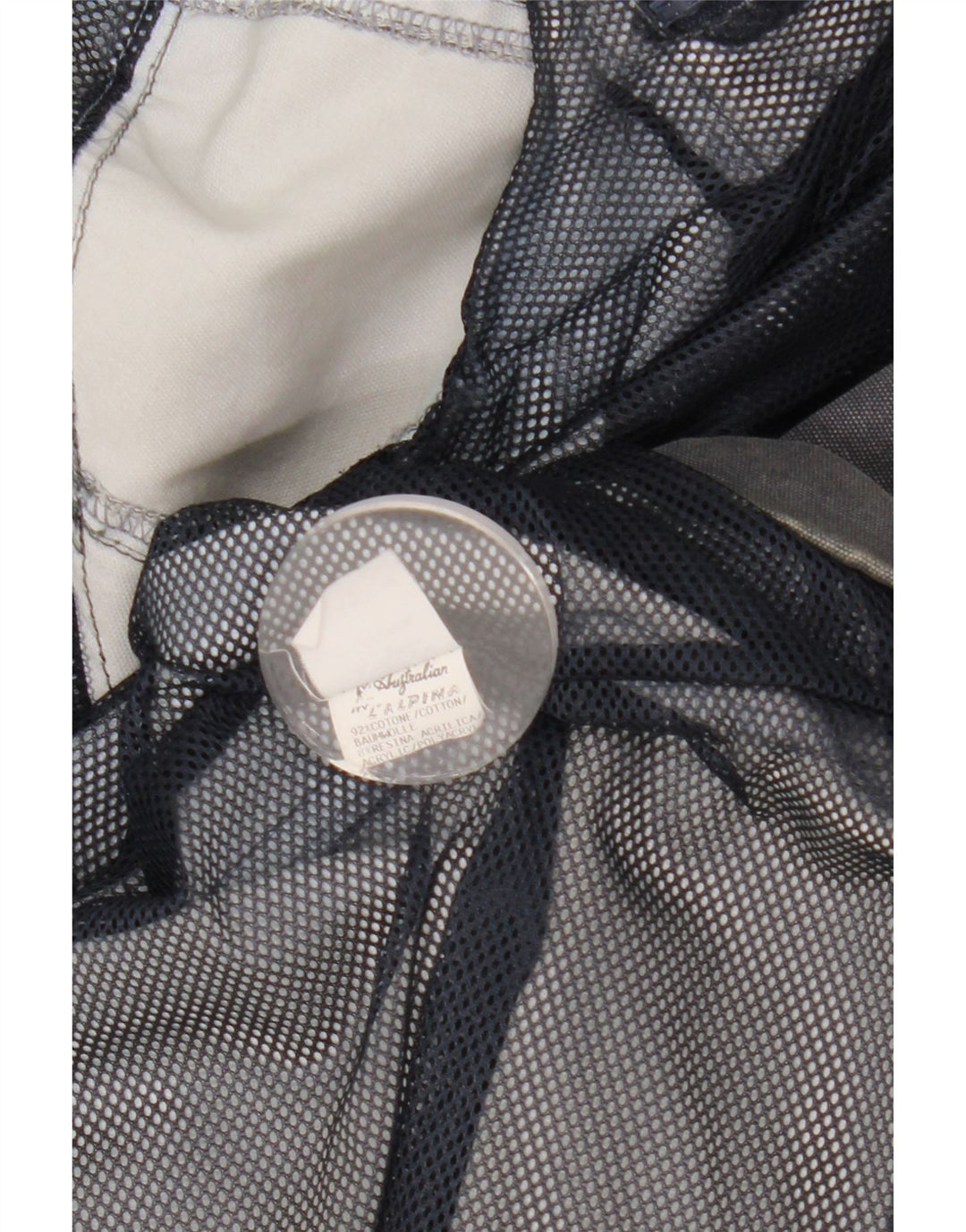 AUSTRALIAN L'ALPINA Herren-Militärjacke IT 50 Große marineblaue Baumwolle