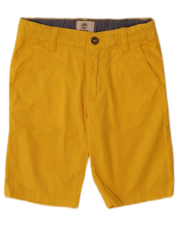 Timberland Chino-Shorts für Jungen, 7–8 Jahre, W22, gelbe Baumwolle
