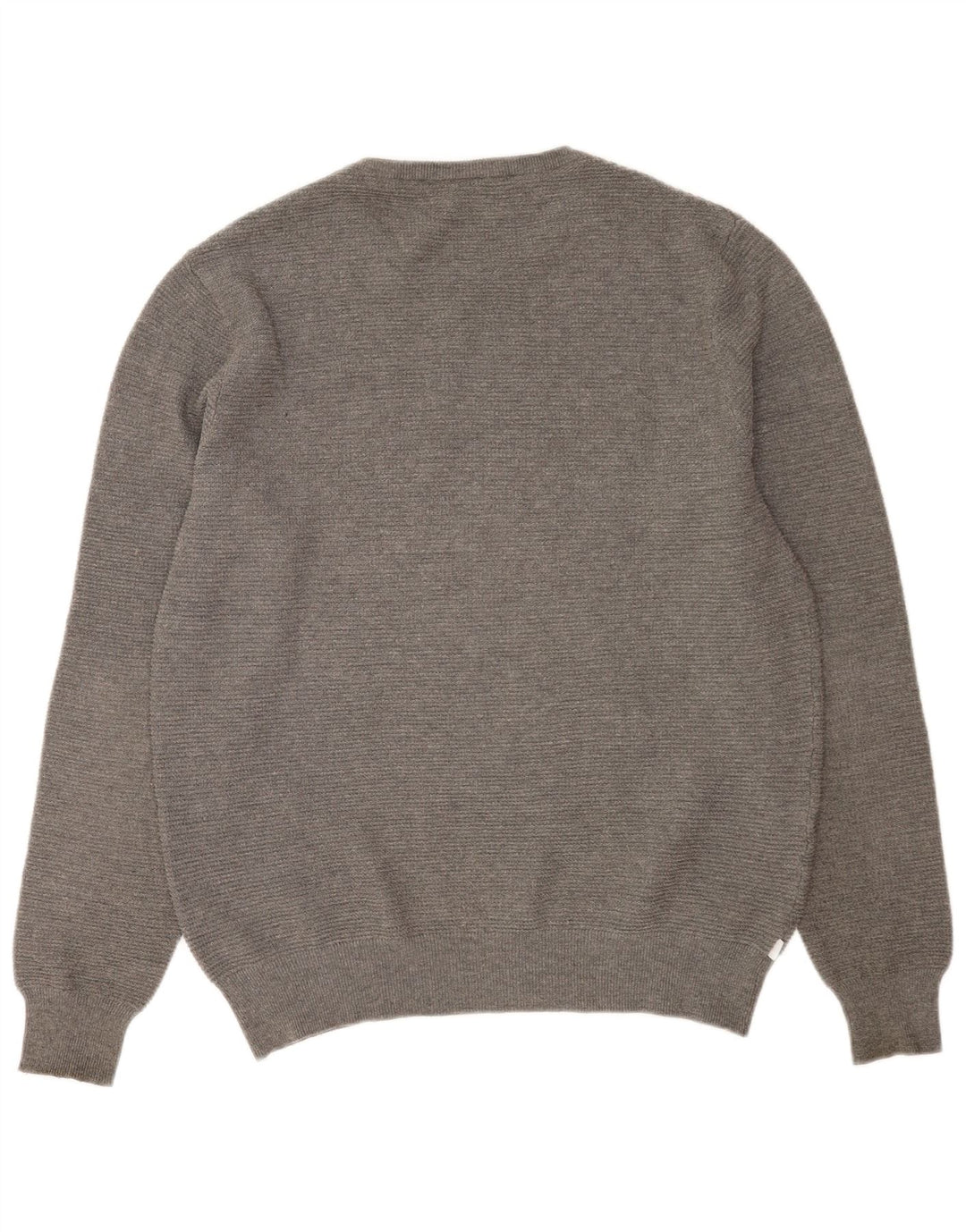 Fila Herren-Pullover mit Rundhalsausschnitt, Größe L, Grau