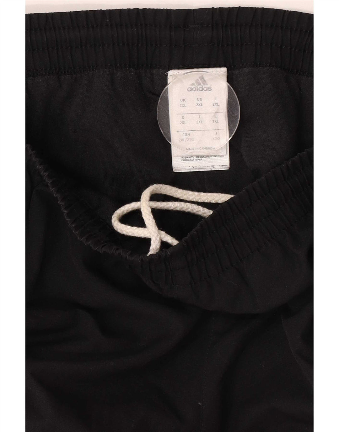 Adidas Herren Trainingshose Jogger 2XL Schwarz Polyester