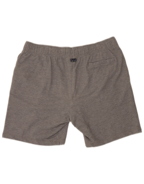 Fila Herren Sport Shorts XL Grau meliert