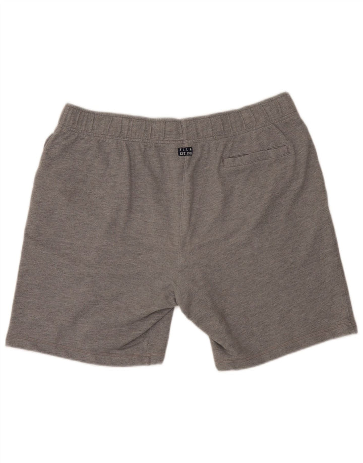 Fila Herren Sport Shorts XL Grau meliert