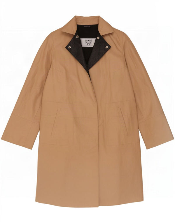 Immagini Damen Ledermantel IT 44 Mittelbeige