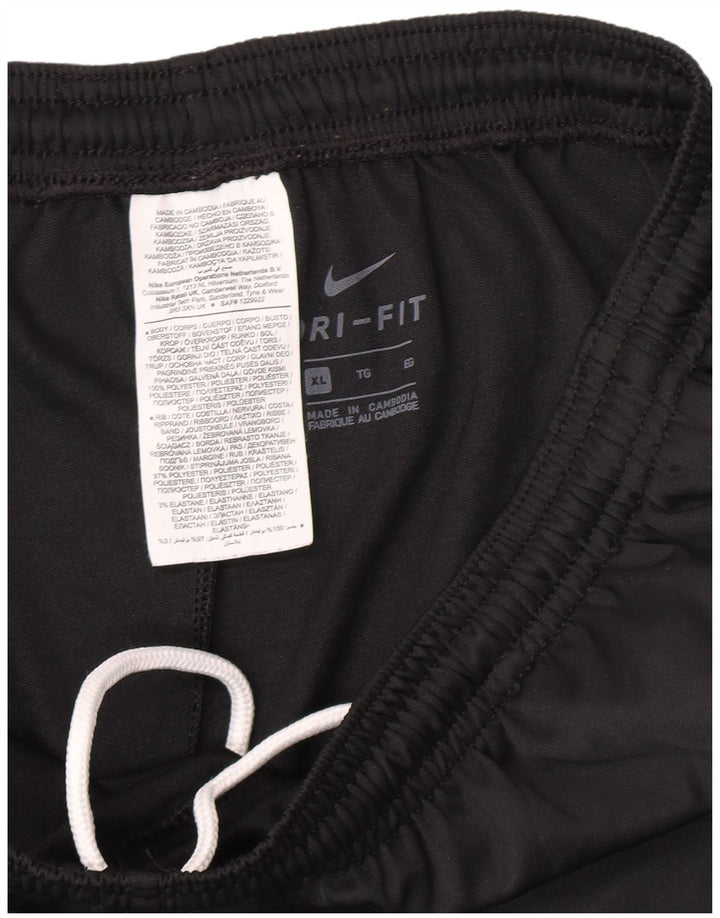 Nike Dri Fit Trainingshose für Jungen, 13–14 Jahre, XL, schwarzes Polyester