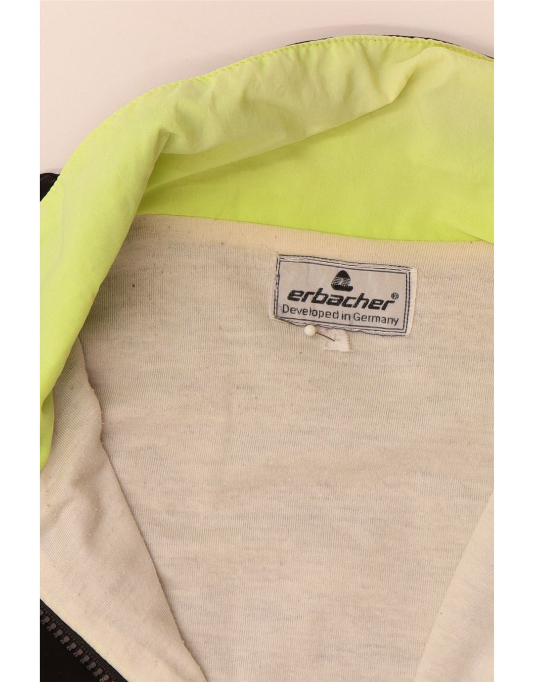 ERBACHER Herren-Regenjacke mit Grafik, UK 40, Größe L, Schwarz, Colourblock-Polyamid