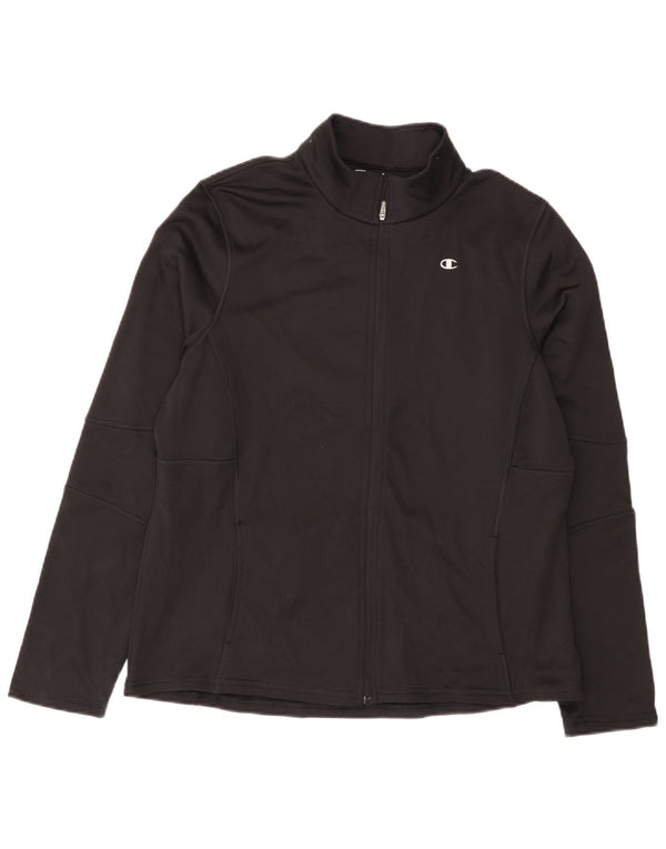 Champion Damen-Trainingsanzugoberteil, UK 18, XL, Schwarz, Polyester