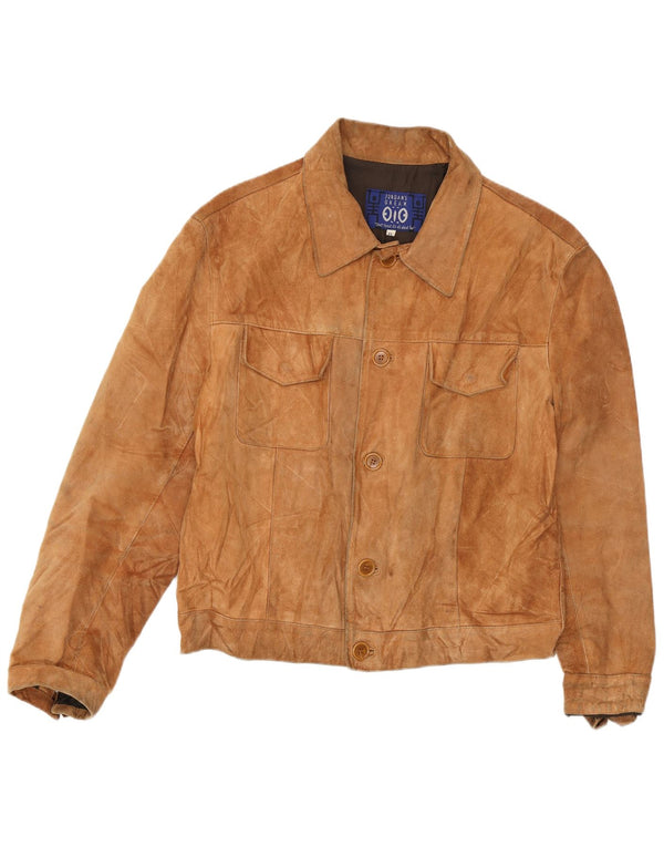 Vintage Herren Wildlederjacke UK 42 XL Beige