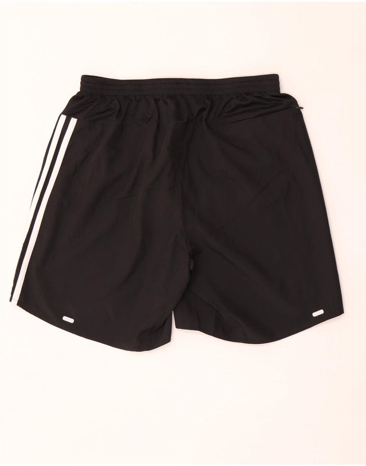 Adidas Damen Climalite Sport Shorts UK 12 Medium Schwarz Polyester