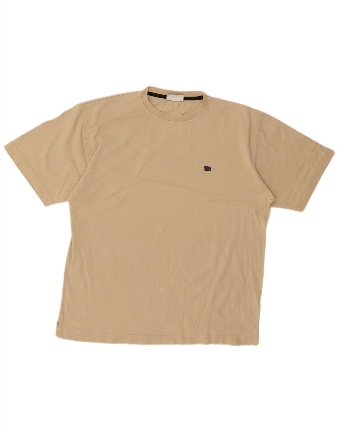 ASICS Herren T-Shirt Top XL Beige Baumwolle