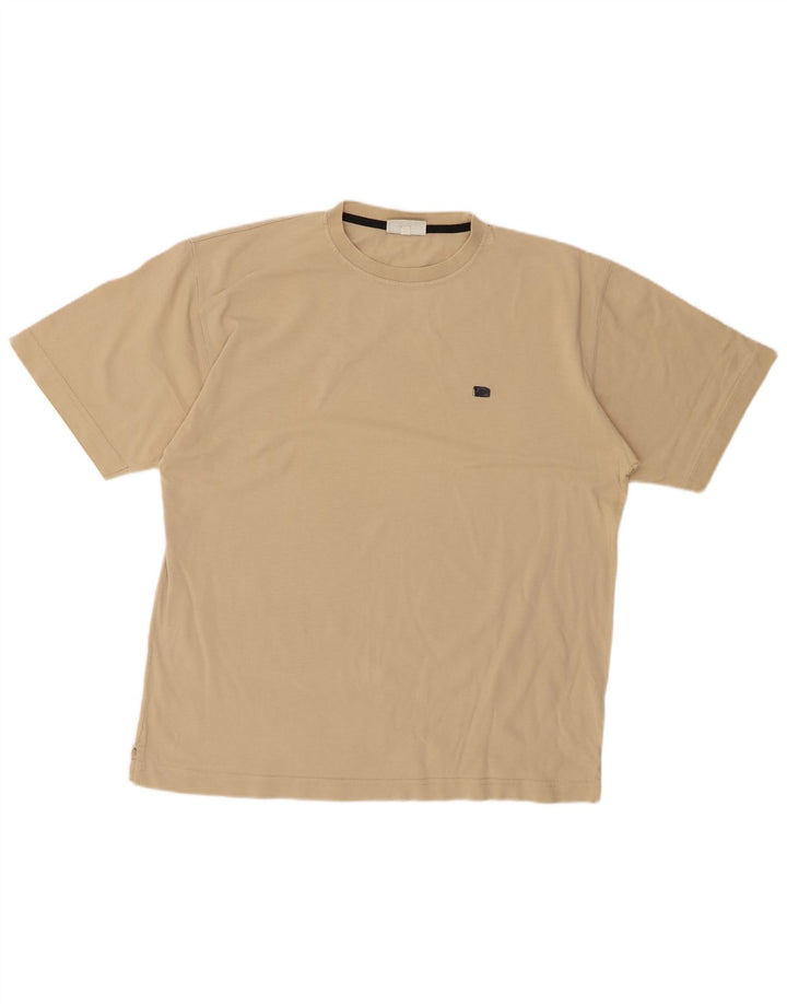 ASICS Herren T-Shirt Top XL Beige Baumwolle