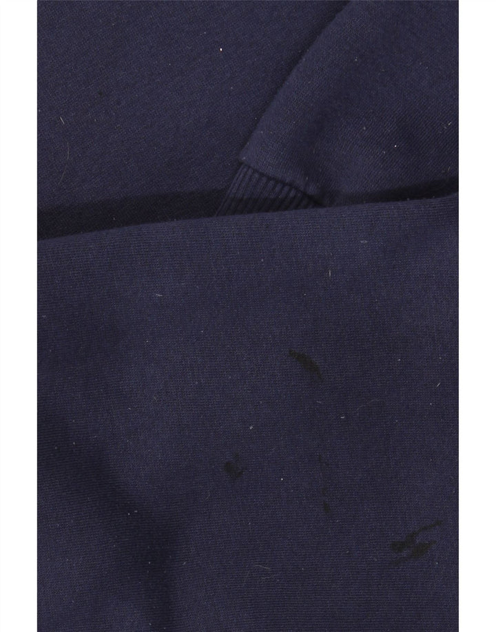 UMBRO Damen Grafik-Sweatshirt-Pullover UK 14 Medium Marineblau Polyester