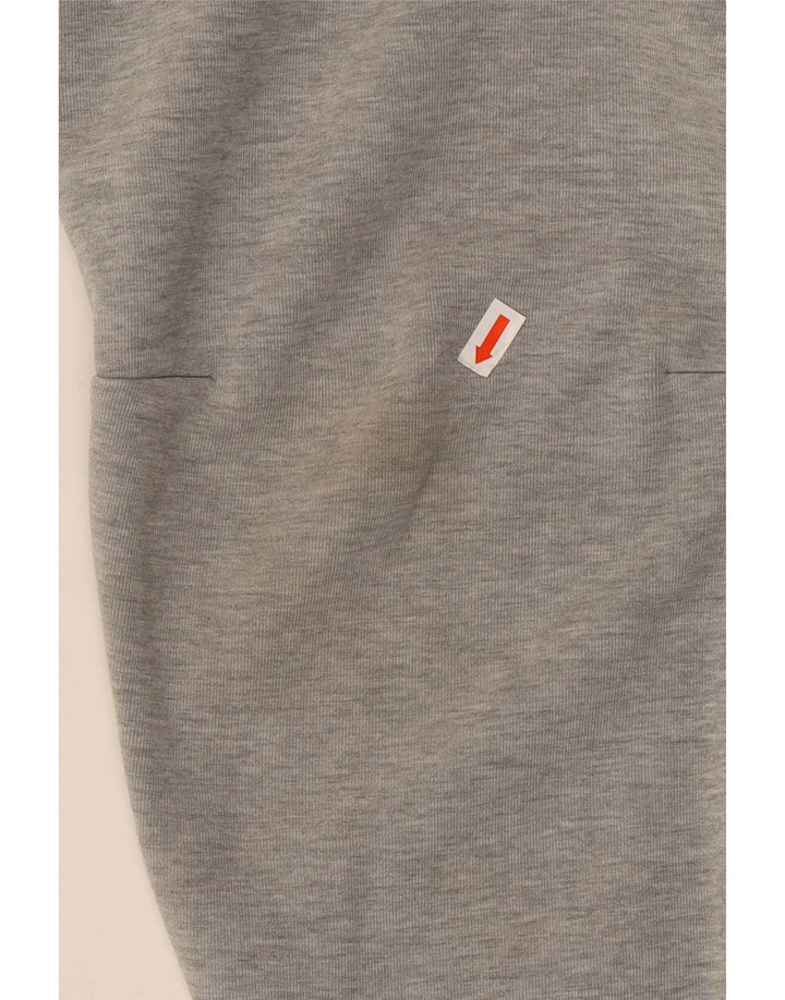 NIKE Herren-Trainingshose, Jogginghose, mittelgrau gefleckte Baumwolle