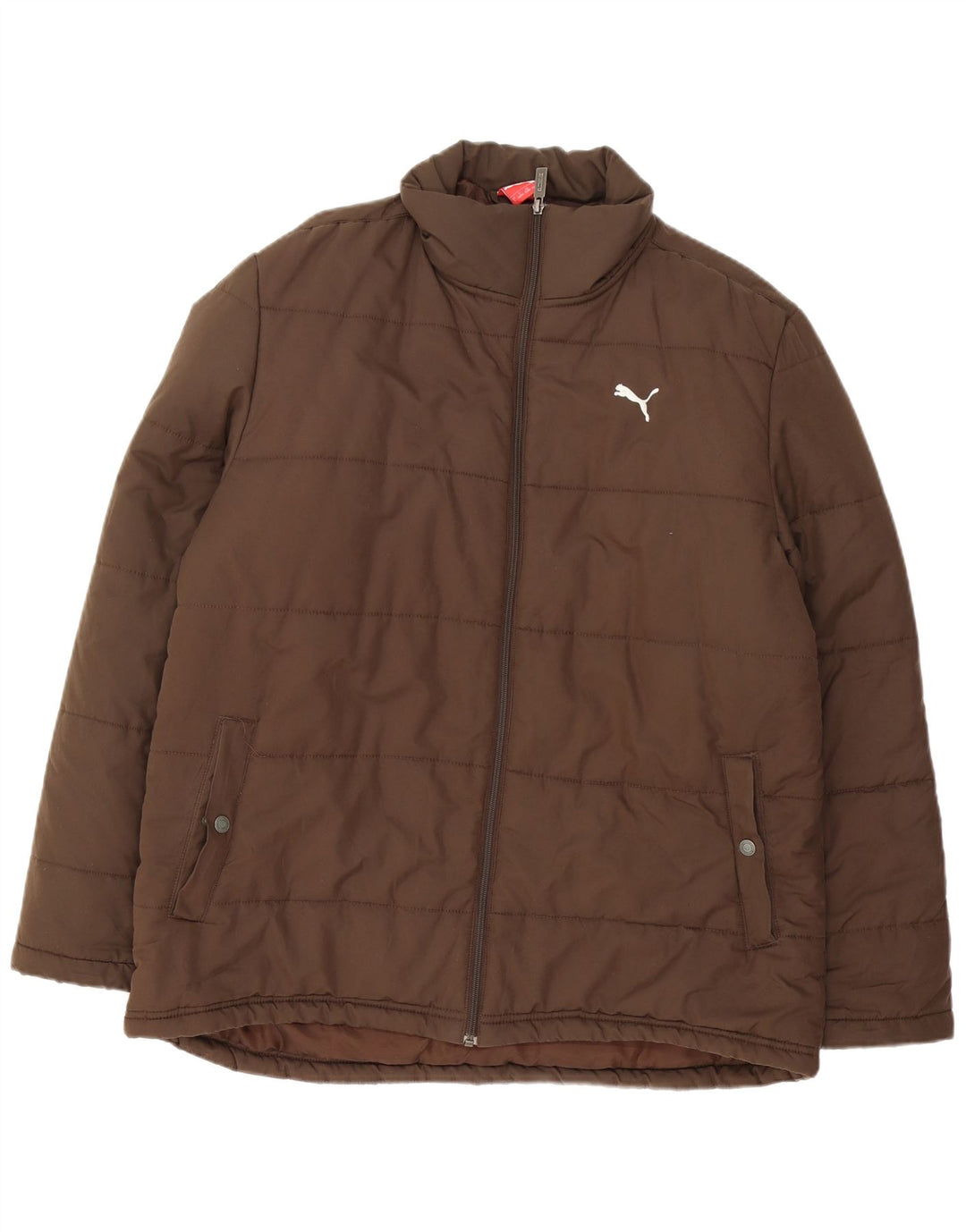 Puma Herren gepolsterte Jacke UK 40 Large Braun