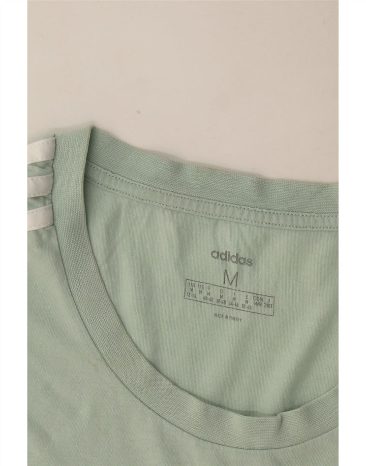 Adidas Damen T-Shirt Top UK 12/14 Mittelgrün