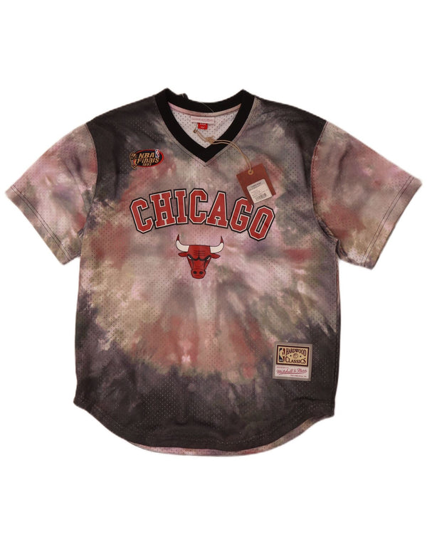 Mitchell & Ness Herren-T-Shirt mit Grafik, Größe 44, mehrfarbig