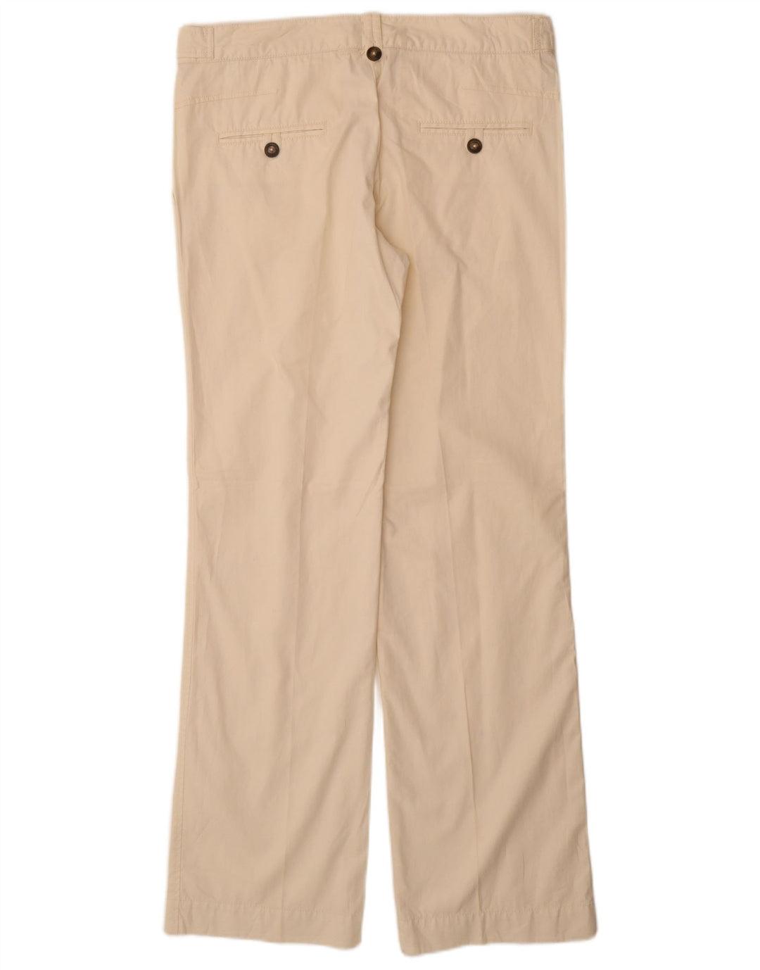 MASSIMO DUTTI Gerade Chino-Hose für Damen, EU 42, Größe L, W32, L34, Beige