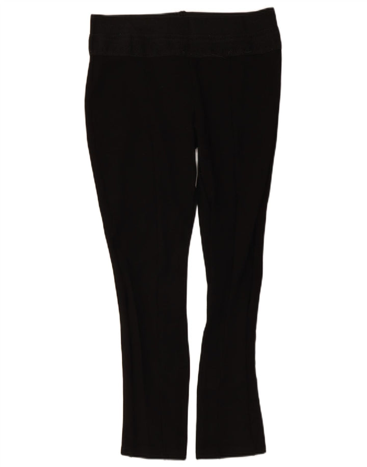 Zara Damen Crop Leggings UK 14 Large Schwarz