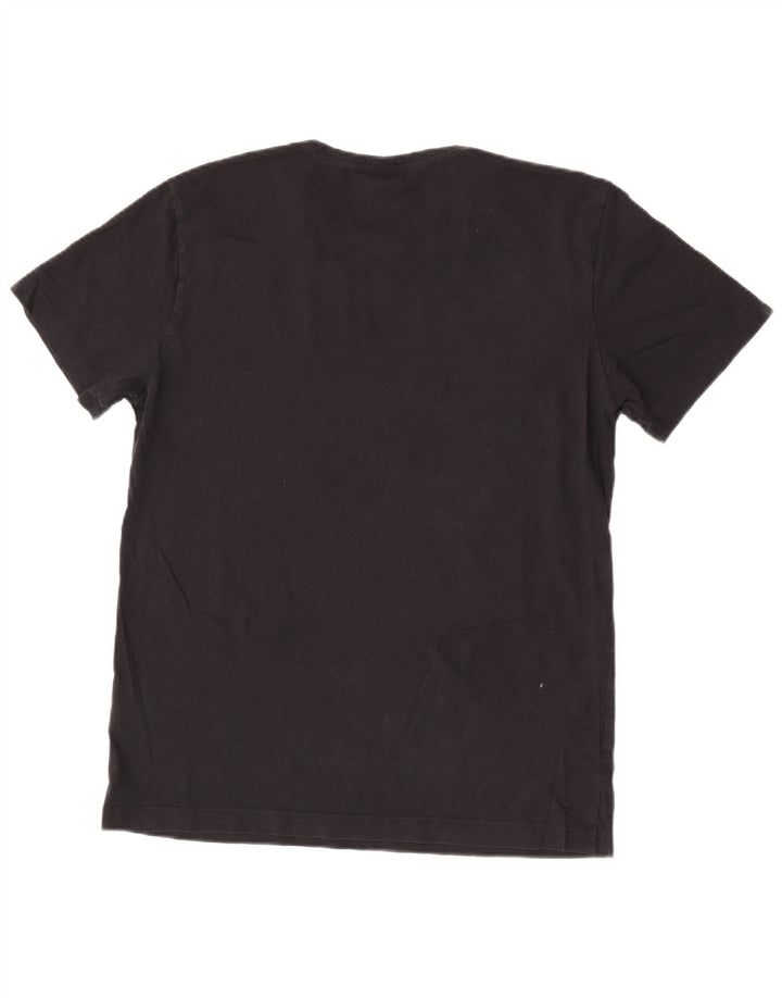 Hugo Boss Herren T-Shirt Top Large Schwarz Baumwolle