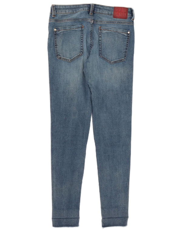 Zara Damen Skinny Jeans EU 36 XS W26 L27 Blaue Baumwolle