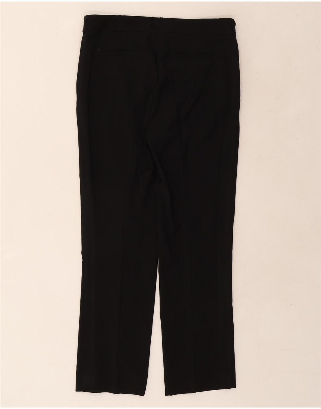 Gerade Anzughose für Damen von Zara, Größe S, W26, L26, schwarze Wolle