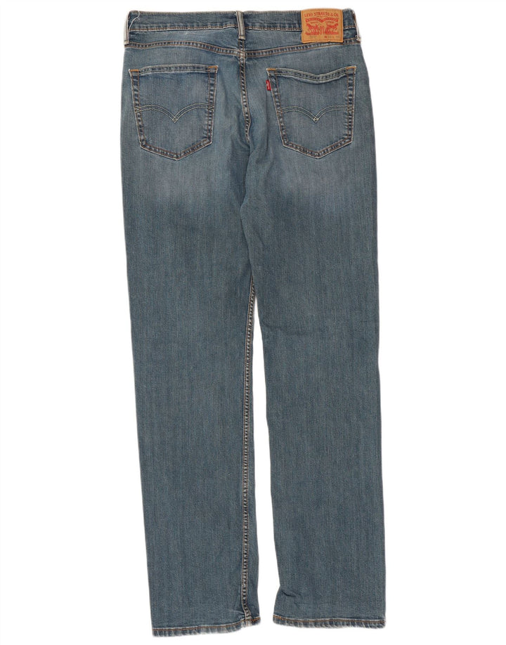 Levi's Herren 514 Straight Jeans W34 L34 Blaue Baumwolle