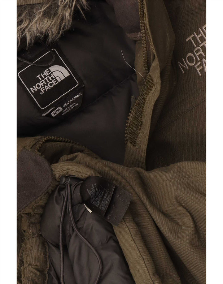 The North Face Herren-Jacke mit Kapuze, gepolstert, UK 38, Medium Khaki, Nylon
