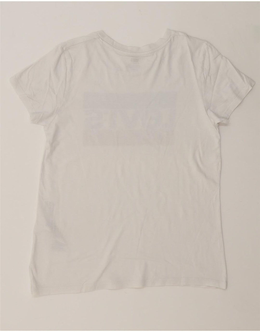 LEVI'S Mens Graphic T-Shirt Top Small White Cotton Vintage Levi's and Second-Hand Levi's from Messina Hembry 