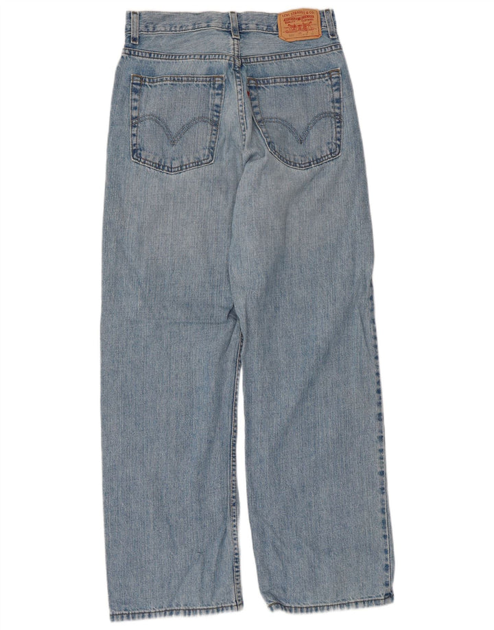 Levi's Damen 569 Loose Fit Straight Jeans W27 L29 Blaue Baumwolle