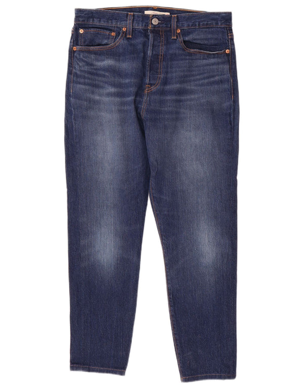Levi's Damen Wedgie Cropped Jeans W30 L26 Blaue Baumwolle
