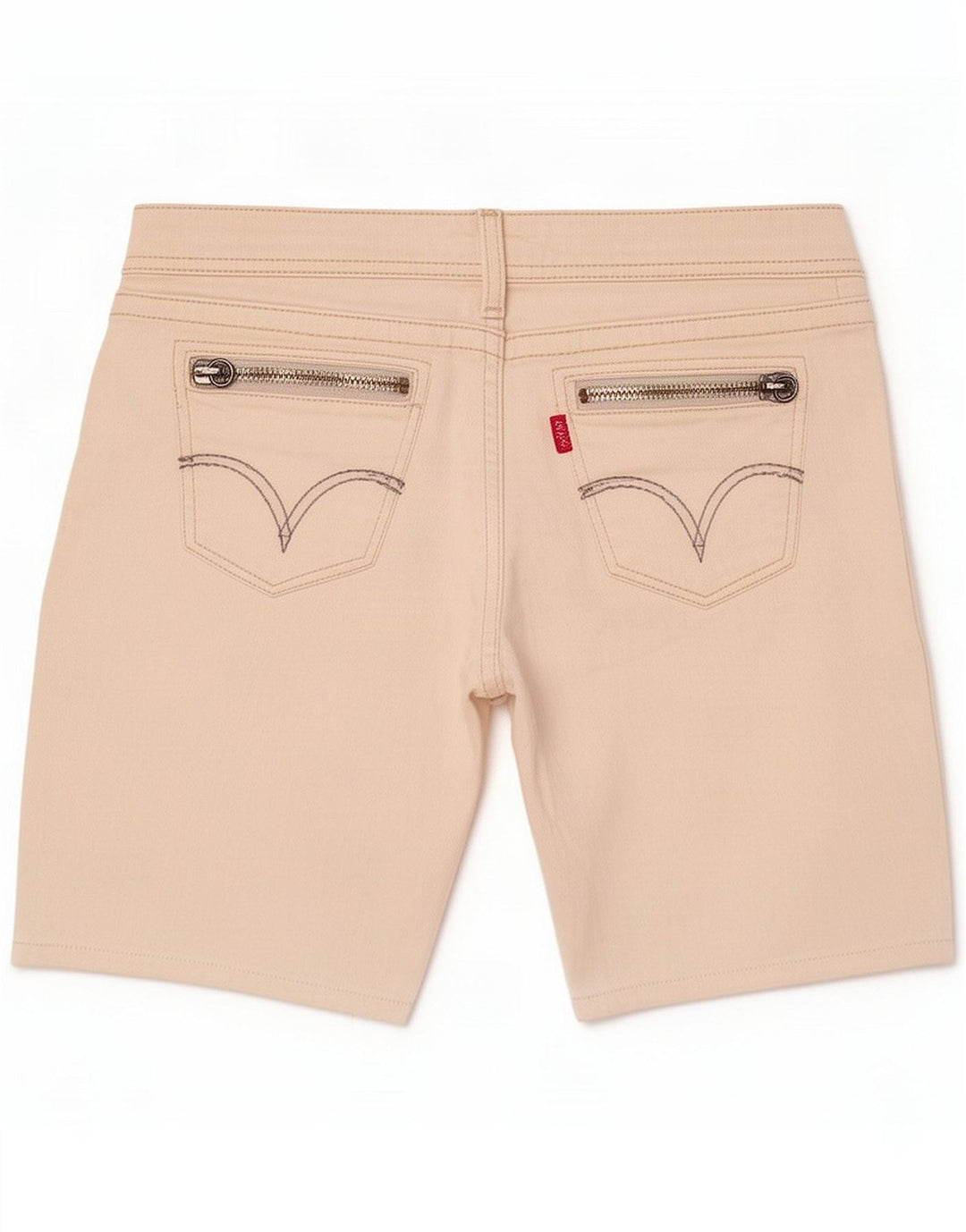 Levi's Damen-Jeansshorts Medium W28, weiße Baumwolle  Produktbeschreibung Etikettengröße: