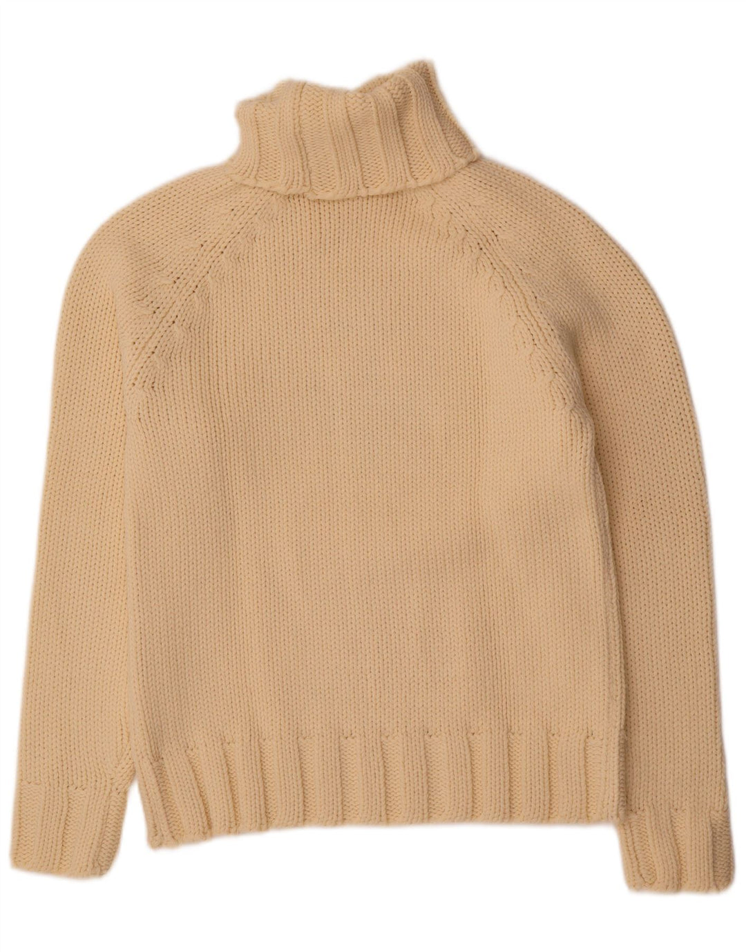 Scotch & Soda Damen Rollkragenpullover mit Grafik, Gr. 14, Mittelbeige
