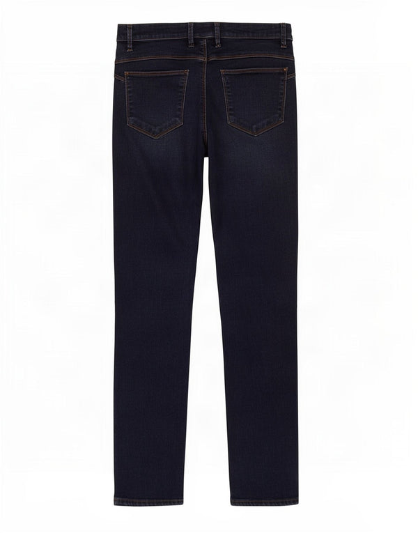 Marks & Spencer Damen Straight Jeans UK 14 Large W30 L28 Marineblaue Baumwolle