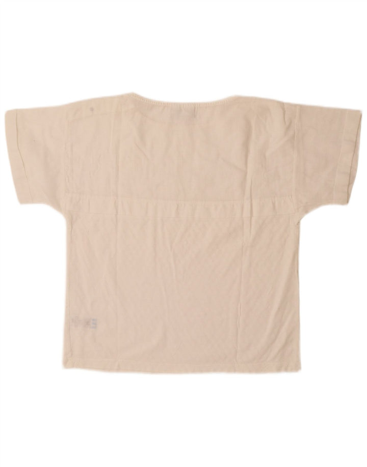Adidas Damen T-Shirt Top EU 40 Mittelweiße Baumwolle