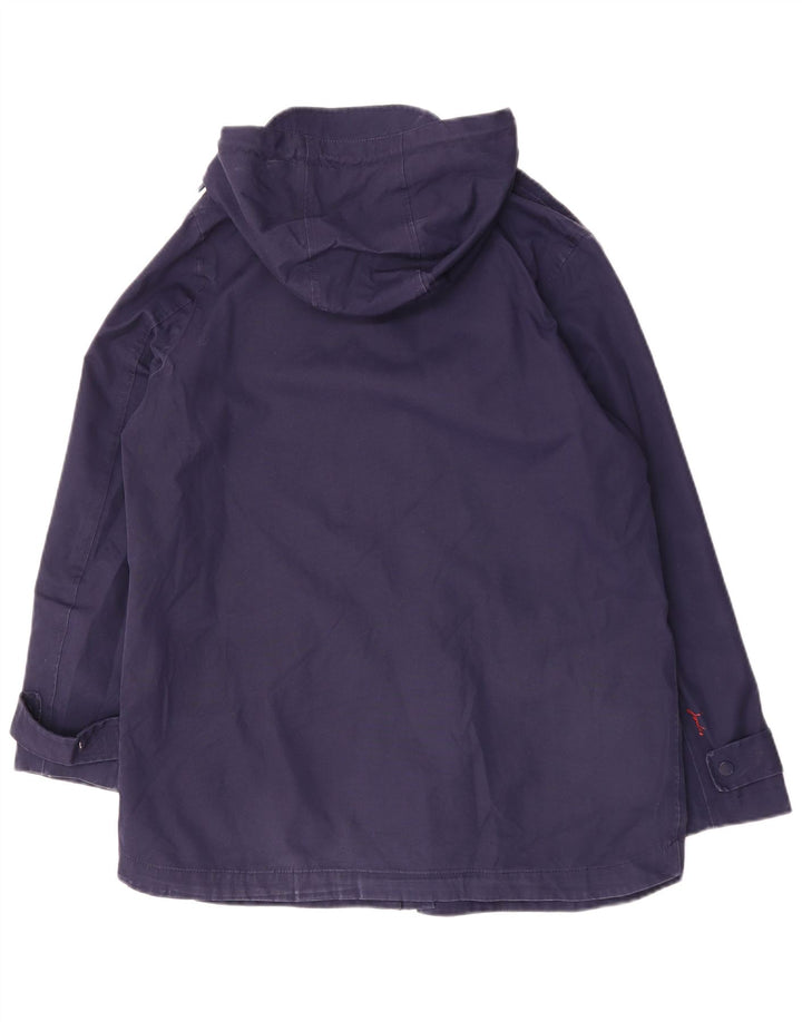 JOULES Damen-Regenmantel mit Kapuze, UK 14, Größe L, Marineblau, Polyester
