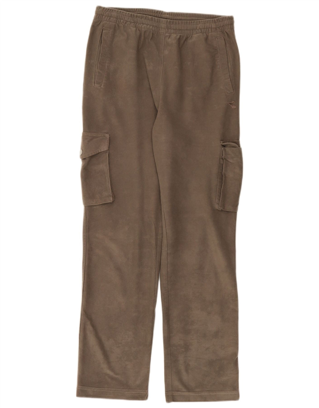 Diadora Herren-Cargo-Velours-Trainingshose aus mittelgrauem Polyester