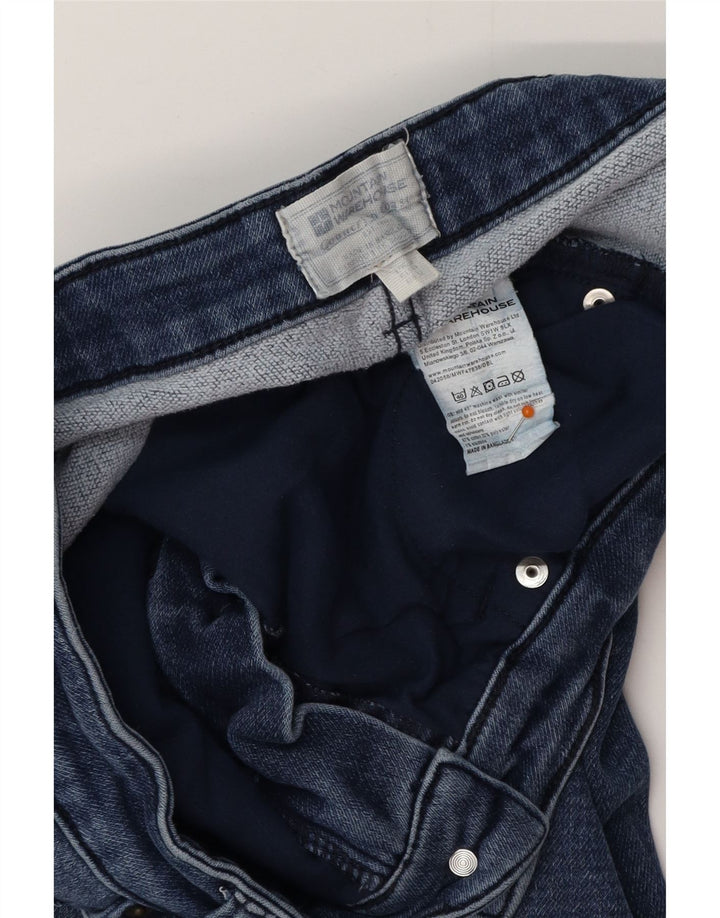 MOUNTAIN WAREHOUSE Damen Slim Jeans UK 16 Large W32 L30 Blaue Baumwolle