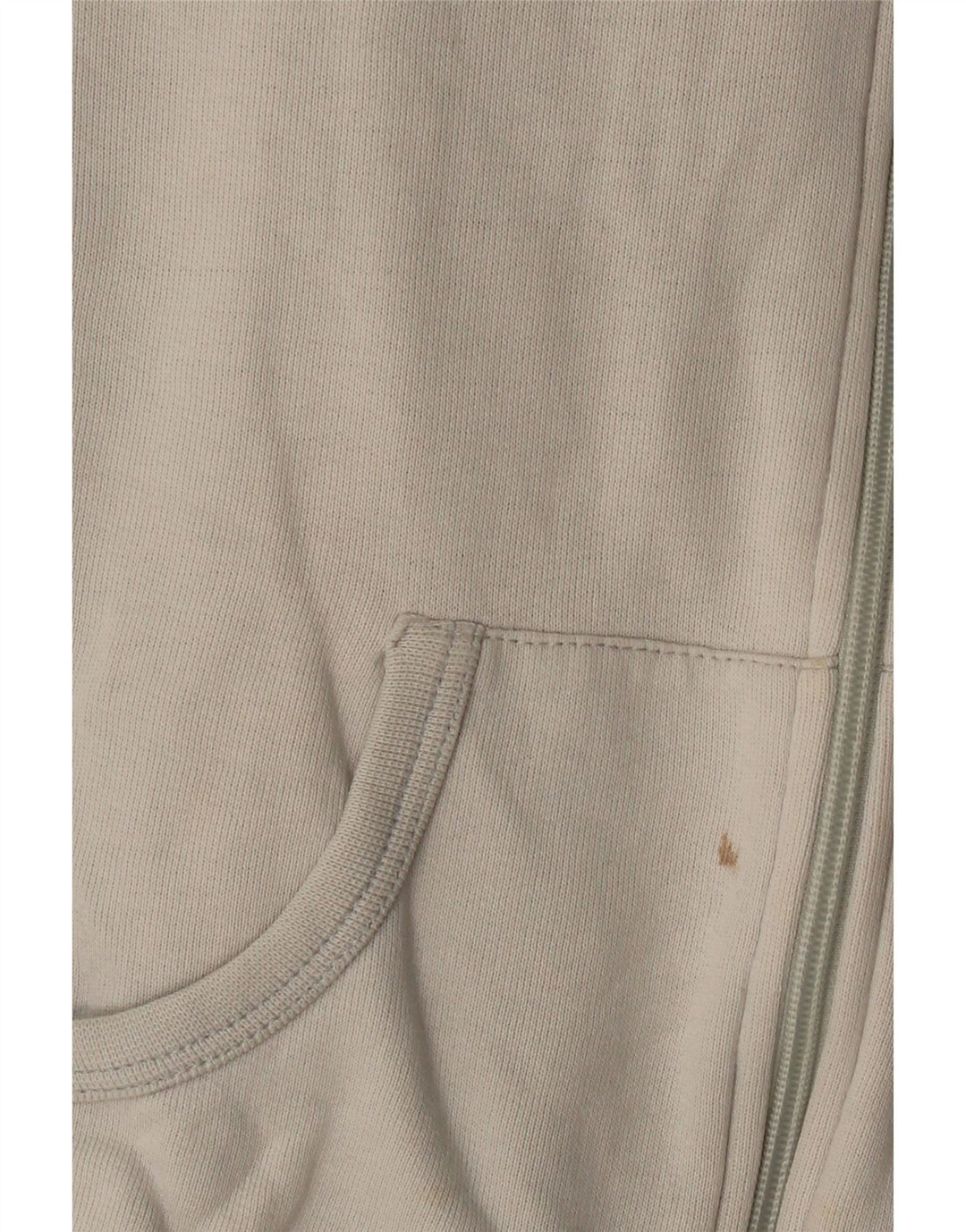 ADIDAS Damen Crop Trainingsanzug Top Jacke UK 14 Large Off White