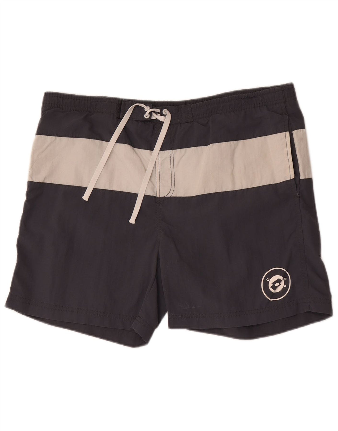 Lotto Herren-Badeshorts, groß, Grau, Farbblock