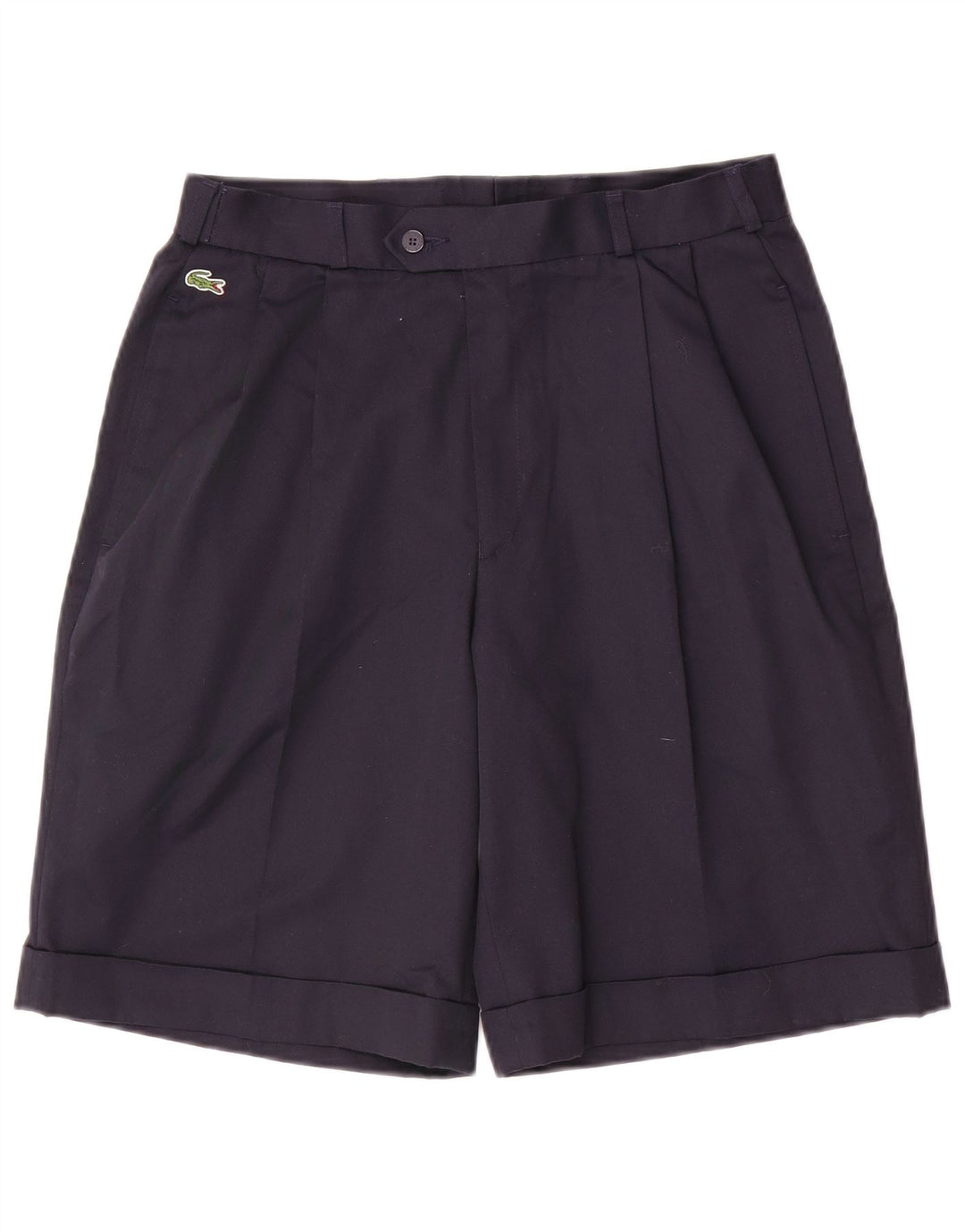 Lacoste Herren Pegged Chino Shorts Größe 40 Medium W32 Marineblaue Baumwolle