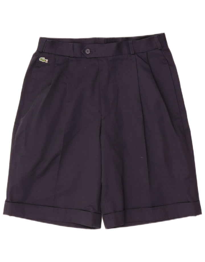 Lacoste Herren Pegged Chino Shorts Größe 40 Medium W32 Marineblaue Baumwolle