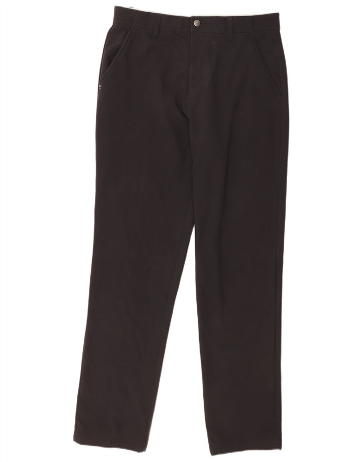 Adidas Herren Slim Chino Hose W32 L32 Schwarz Polyester